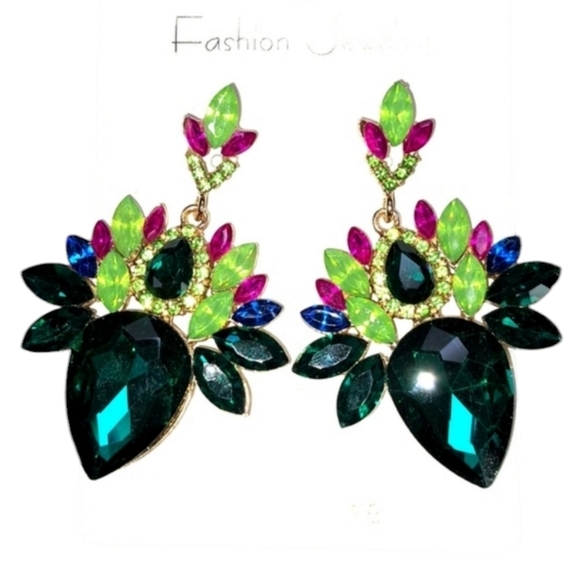 Fashion Dangle Stud Earrings - Picture 1 of 1